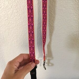 Pink and Black Lupine Pet Leash